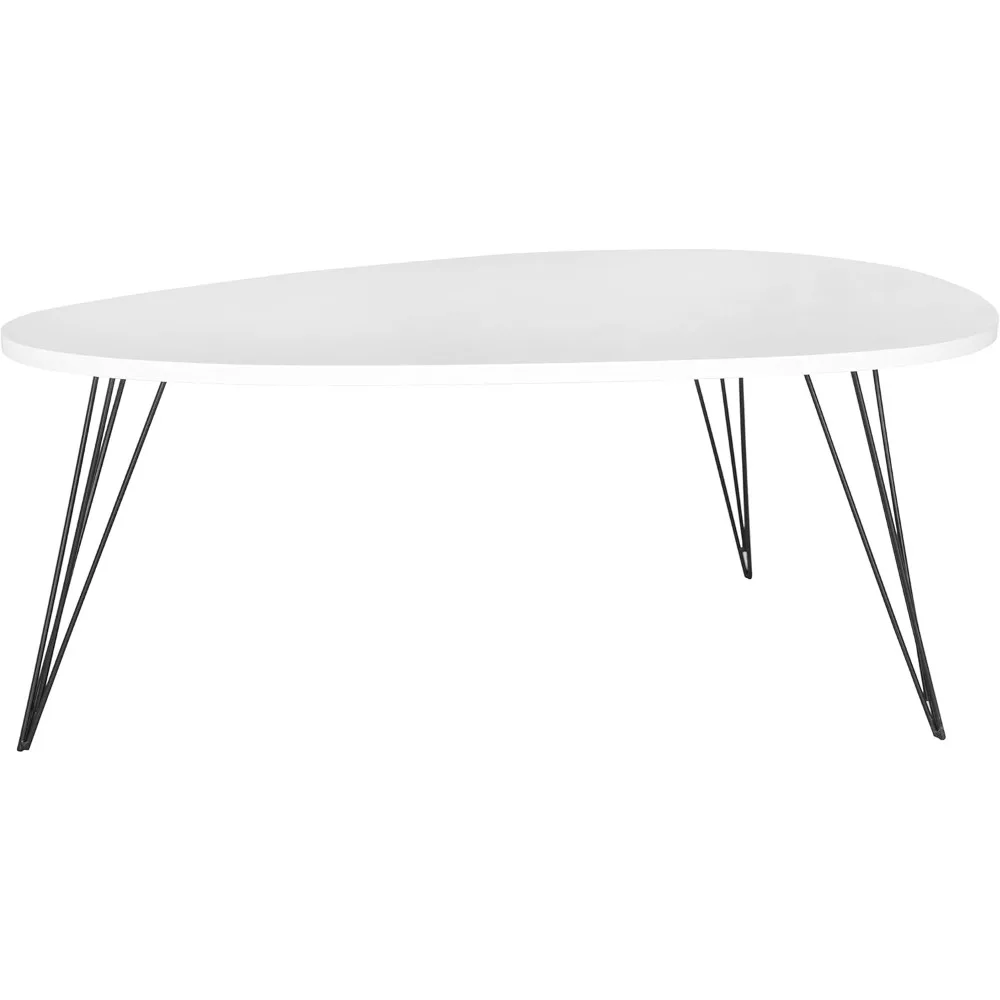 

Safavieh Home Collection Wynton Современный бело-черный журнальный столик середины века