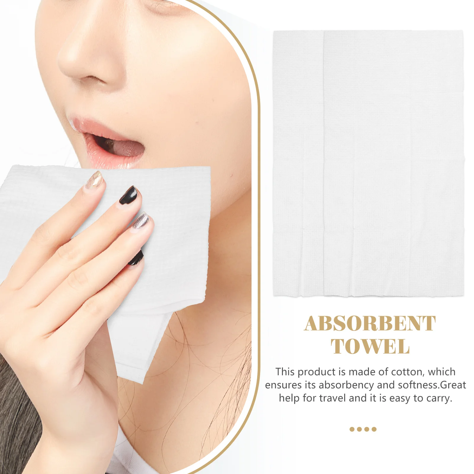

5Sets Disposable Cotton Bath Towels Soft Absorbent Towels for Travel Portable Disposable Cleaning Easy Use Dispodable Bath Towel