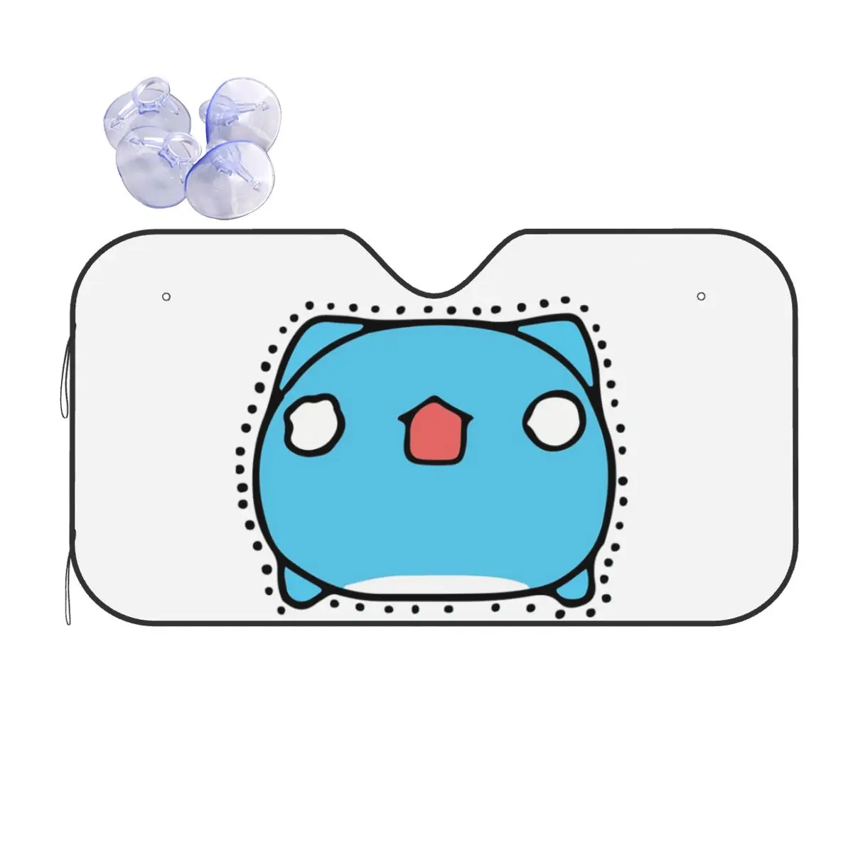

Comic Cat Bugcat Capoo Bug Cat Sunshade Windscreen Car Front Windshield Window Sun Visor Accessories Covers