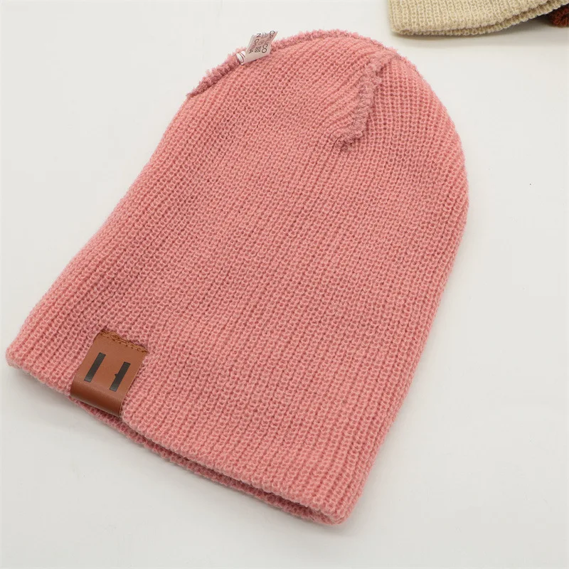 8 colors Knit Baby Hat Winter Spring Kids Beanie Cap for Girls Boys Infant Accessories Children Hats Elastic 1-4Y