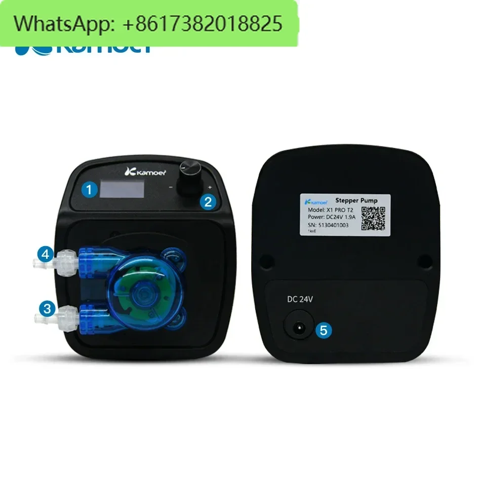 Pompa dosatrice WiFi X1 PRO T2 con pompa peristaltica KPAS100 per acquario che supporta iOS e Android che controllano 110 ml/min