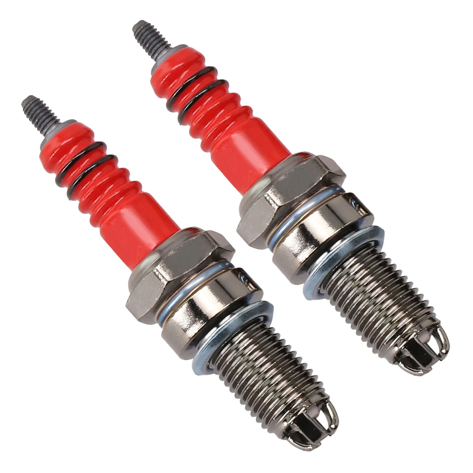 2x Car Spark Plug For CG125 For CF250 For CH250 Engine Series With CVI Belt Drive D8TC D8TJC For CG Vertical Engine 125cc 150cc