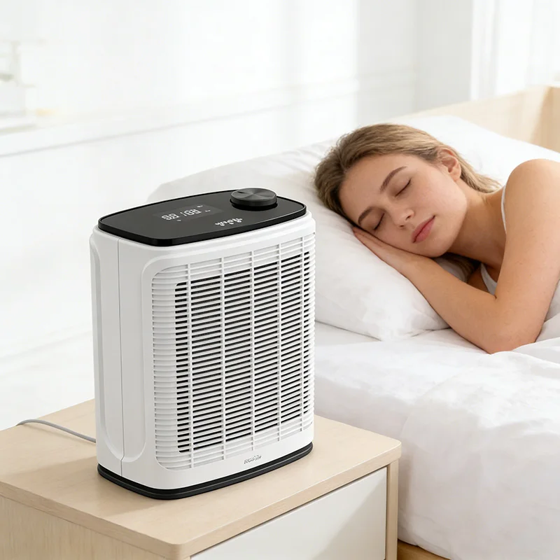 Salt Particles Plug-In Device with Manual-Wired Control for Local Bactericidal Bacteriostatic Effects Respiratory Tract Home Use