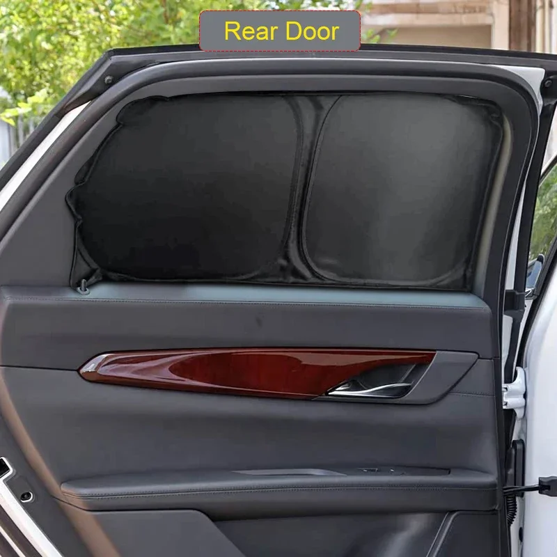 

Car Black Window Privacy Sunshade For Cadillac CT6 2016-2023 Auto UV Block Sun Protection Interior Blackout Cover Accessory