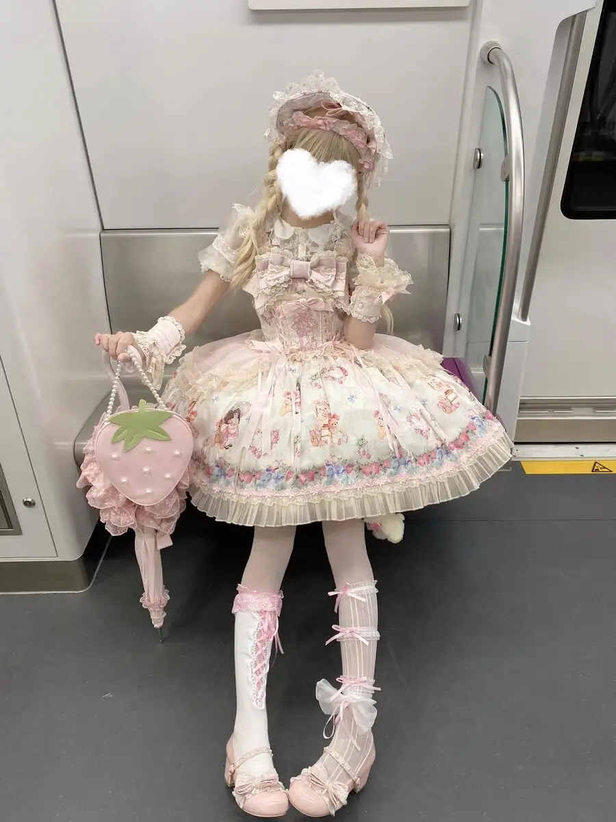 Lolita meias arco rendas plissado meias y2k menina meias femininas sobre o joelho meias uniforme bezerro estudante jk meias perna anel