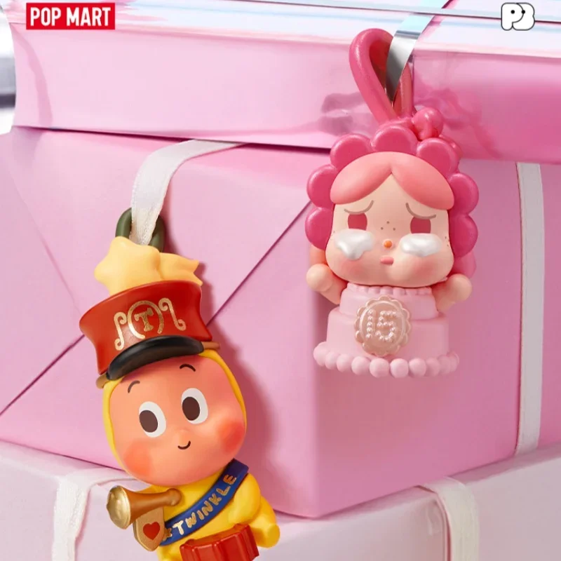 POPMART POPBEAN Праздничный момент POP MART 15-я юбилейная серия Оригинальная слепая коробка Mystery Box Kawaii Орнаменты Статуэтки