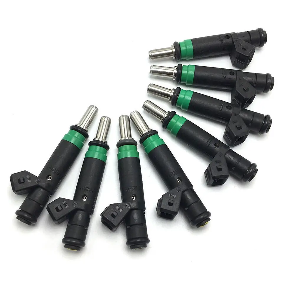 Set 8 Fuel Injectors 7525721 For 2004-2010 BMW X5 550i 545i 645Ci 650i 745li 750li 4.4L 4.8L 13647525721 free shipping