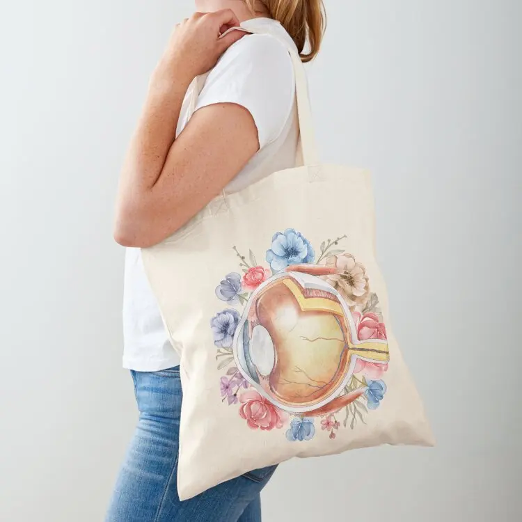 

Blooming Anatomical Floral Eye Decor Tote Bag tote bag screen Cloth bags Women's shopping bag Big