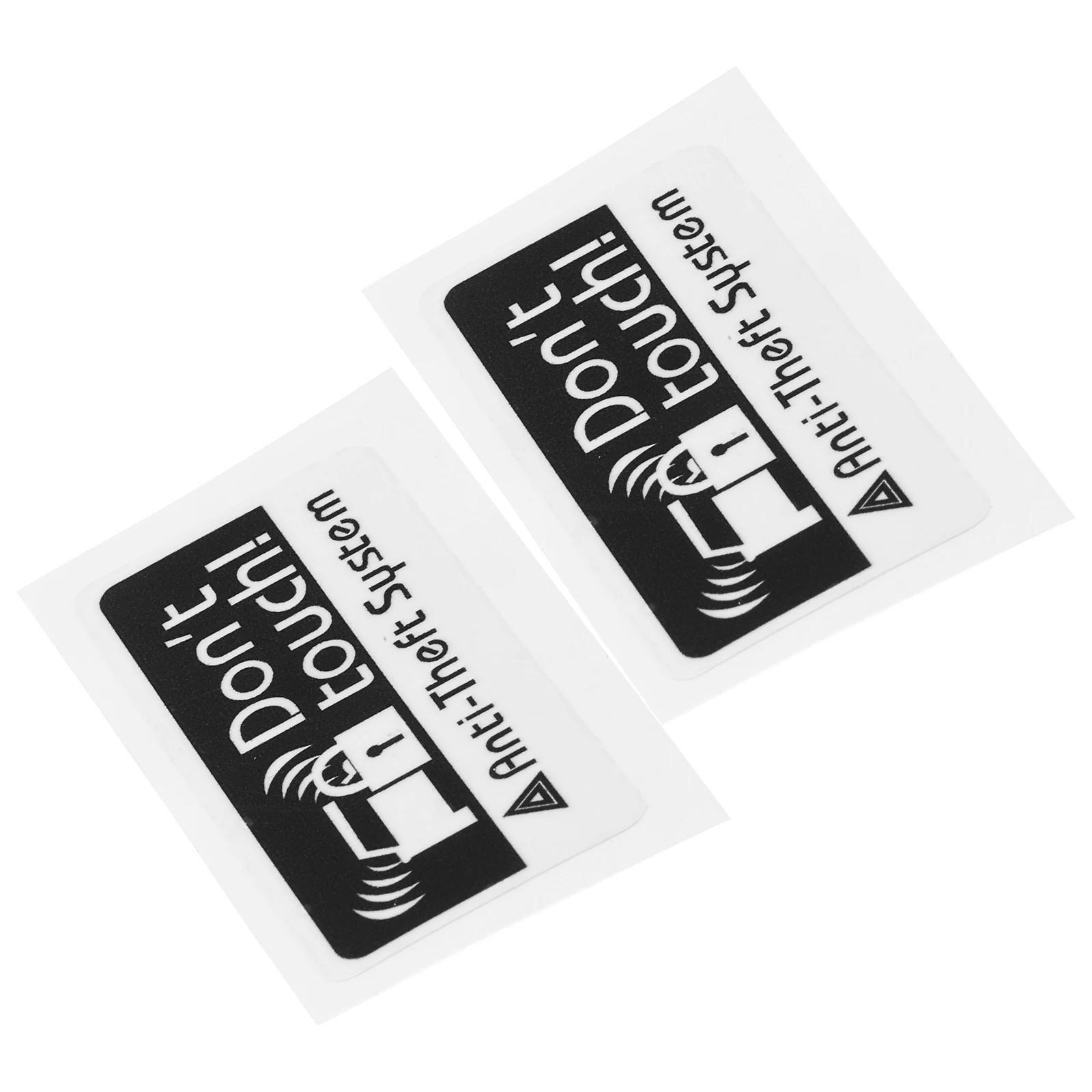 

2 Pcs Do Not Touch Sticker Car Anti Theft Security Decal Door Maintenance Waterproof Universal Adhesive Traffic