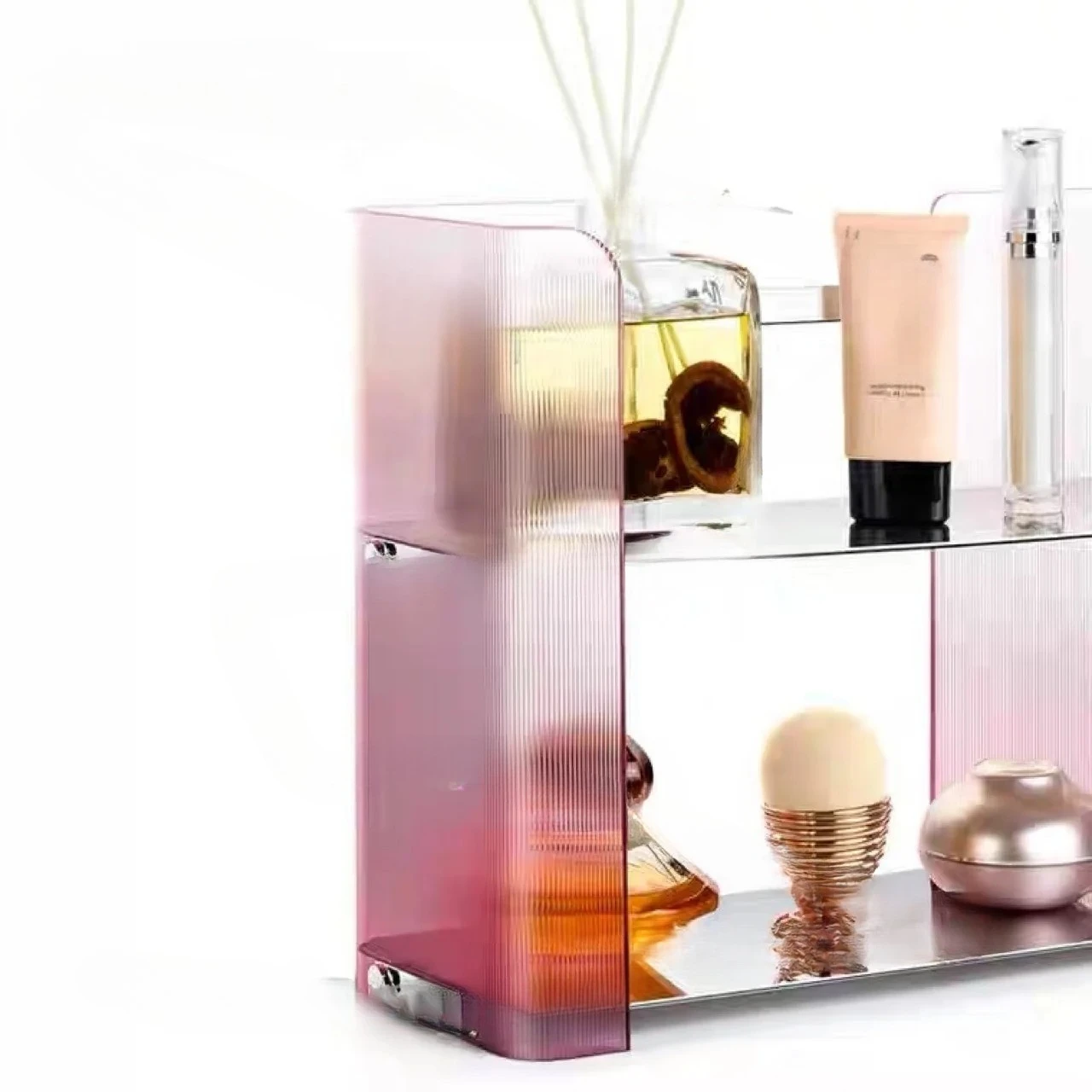 Light luxury cosmetics storage box acrylic advanced large-capacity dresser skin care products