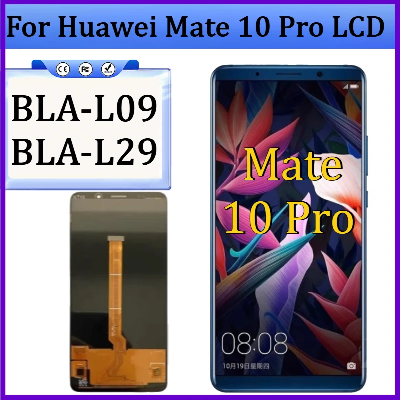 

Display For Huawei Mate 10 Pro LCD BLA-L09 BLA-L29 Display Touch Screen Digitizer Assembly mate10 pro Screen Replacement Parts