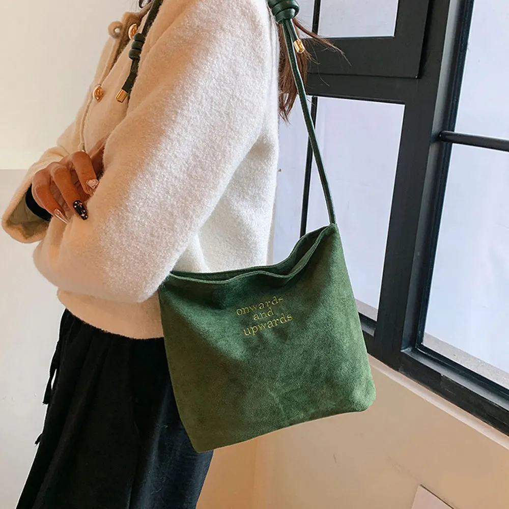 Lightweight Suede Bag, New Style Handbag, High-End Underarm Bag, Large Capacity Versatile Bag, Trendy Small Square Bag, Crossbody Bag