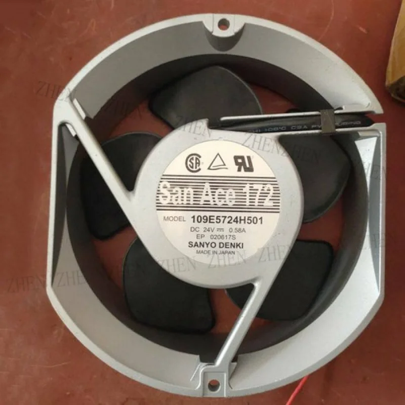 

Y 1PC New 109E5724H501 For San Ace172 24V 0.58A cooling fan # QW.