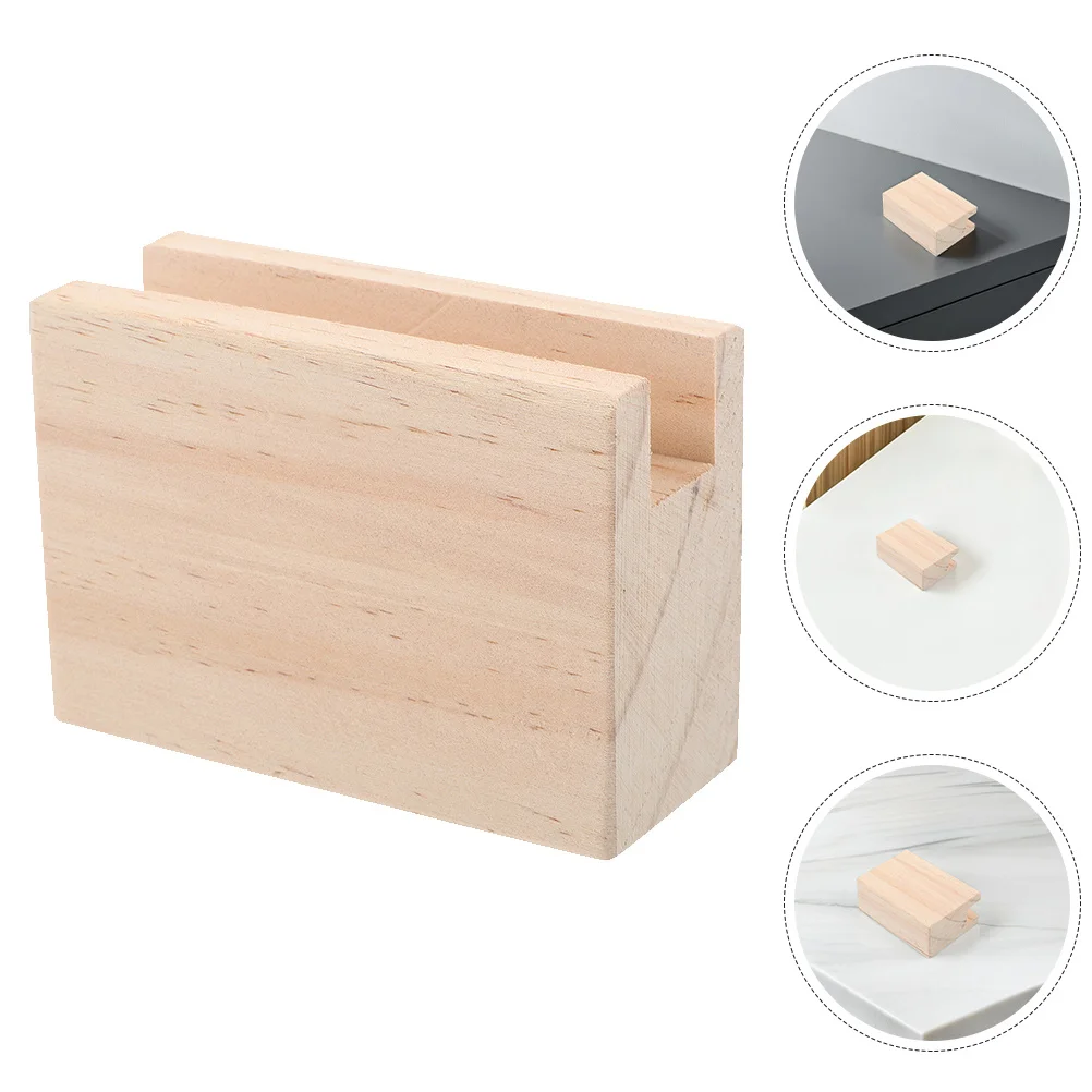 

4pcs Wooden Bed Riser Heavy Duty Furniture Risers For Beds Desks Chairs Table Height Extender Space Saving Home Office