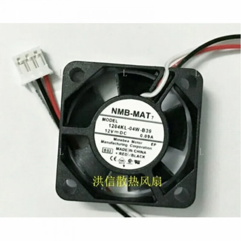 

L for NMB 1204KL-04W-B39 DC12V 0.09A Cooling fan 3CM 3010 3wire[M158a]
