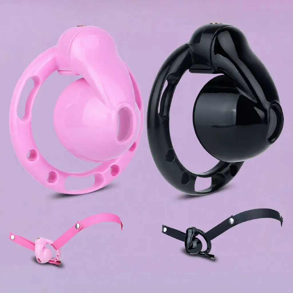 LUUK Secure Lockable Wearable Male Chastity Cage Durable ABS Resin Breathable Reusable Comfortable Personal Intimate Accessory