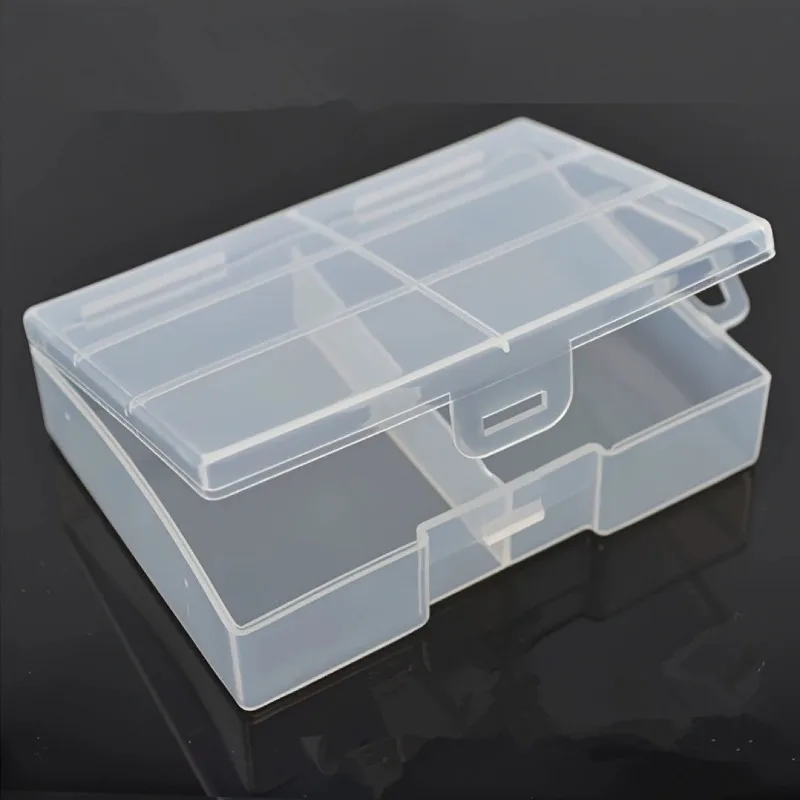 24 Slots Clear Battery Storage Box Eco-Friendly Plastic Dustproof Moistureproof Case for AA AAA