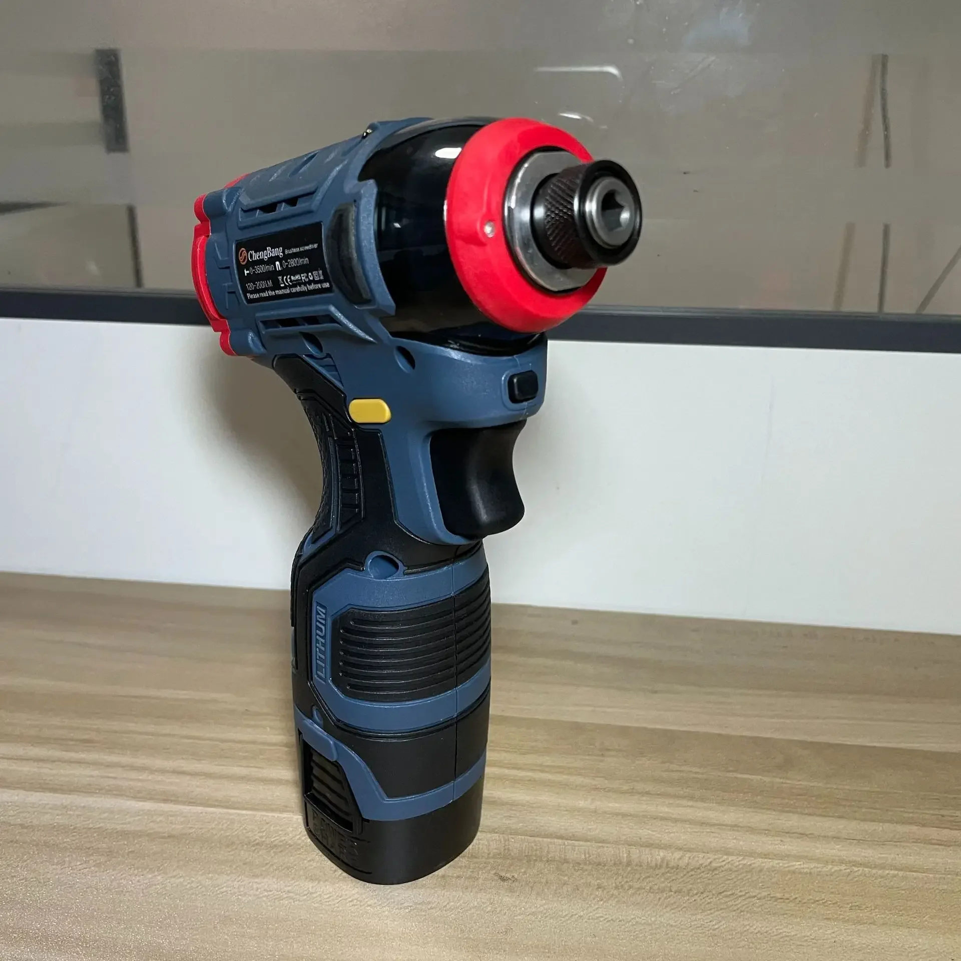 l # 16.8V Portable Rechargeable Cordless Power Screw Drivers High Torque Mini Brushless Electric Impact Screwdriver With 2 Batt