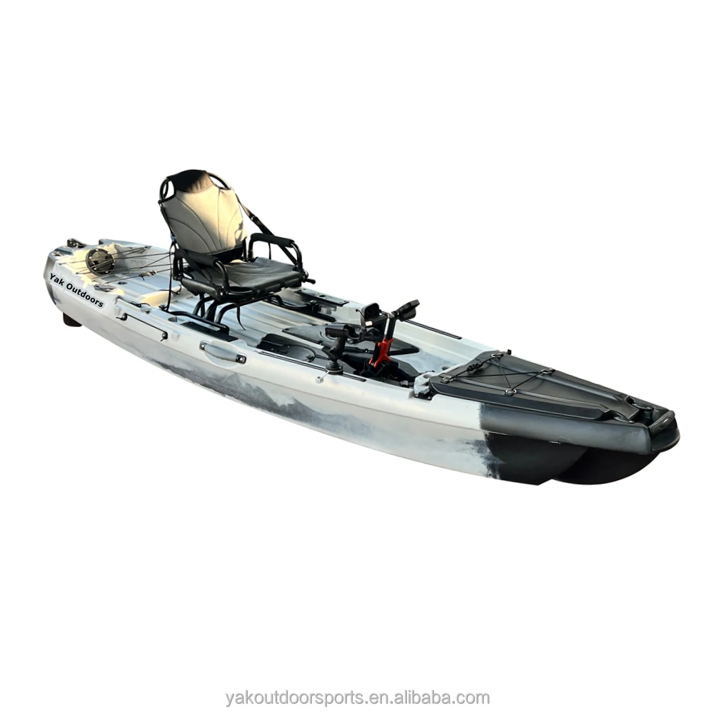 Outdoors 2025 New HDSingle Plastic Durable Pedal Ka 3.2m Length Single Seat Sit-On Electric Trolling Motor Surfing