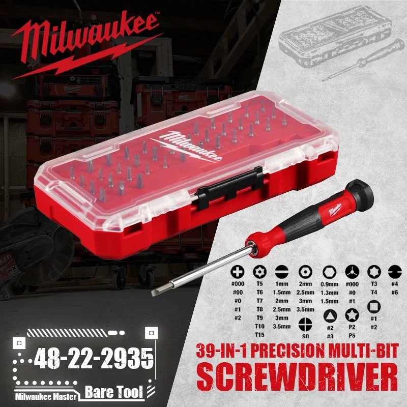 milwaukee-39-in-1-precision-multifunctional-screwdriver-set-multi-purpose-screwdriver-head-with-handle-manual-tool-48-22-2935