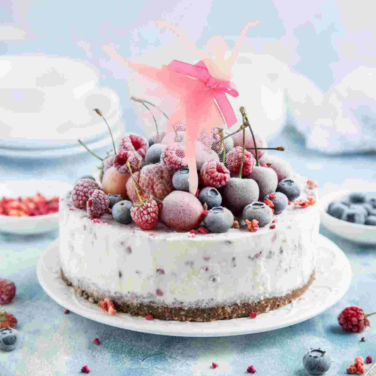 Décoration de gâteau Chi pour filles, 5 pièces, violet, pour réception de mariage, fête d'anniversaire