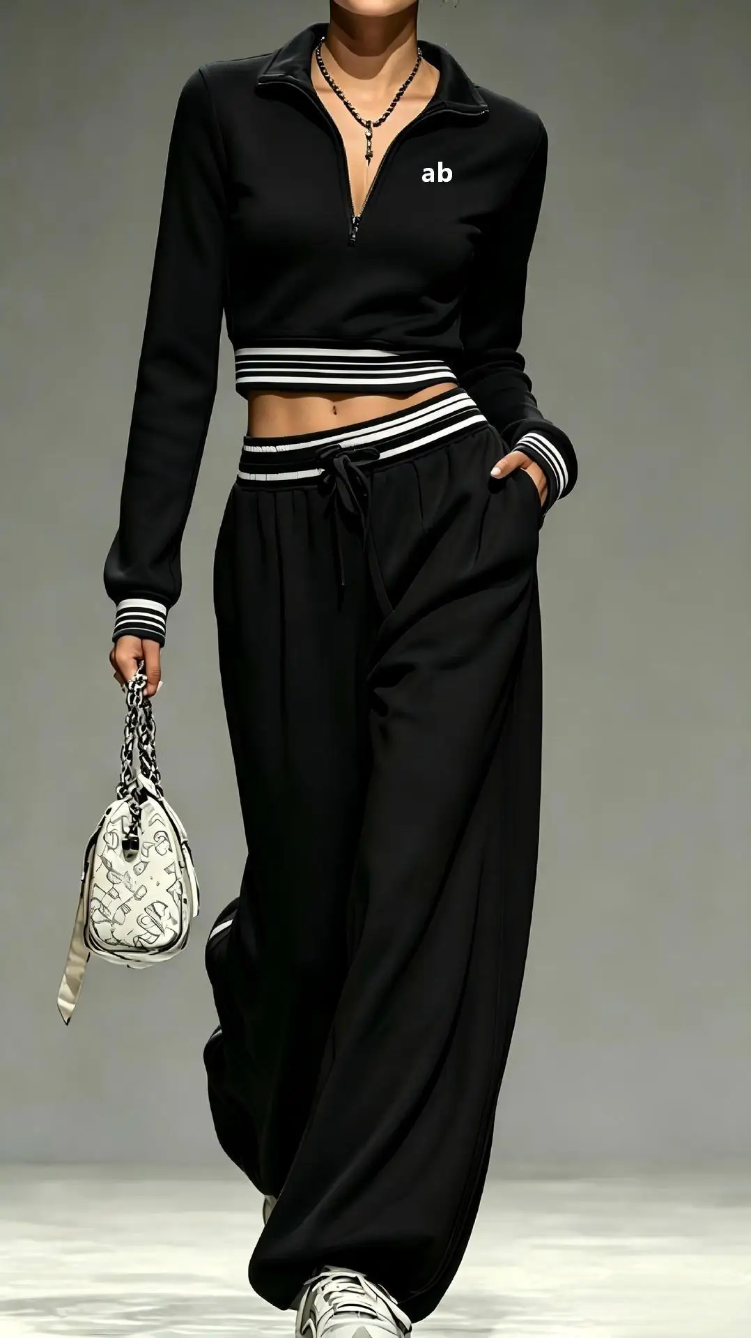 2026 New Women's Winter Autumn Fashion Casual Sports Set Elegant Business Casual Fitness Set Casual Outdoor Fitness Set