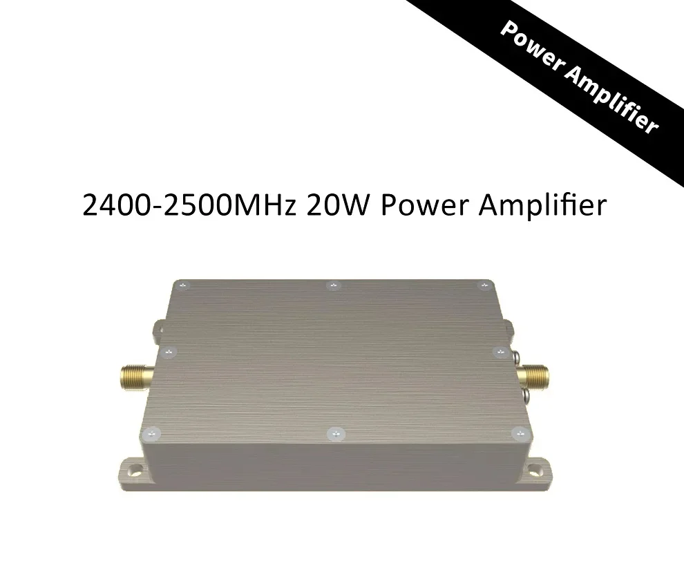 40W 2.4Ghz High Power Wireless Booster 20W 2400-2500MHz Signal Amplifier Long Rang Router WiFi Extender Drone Amplifiers