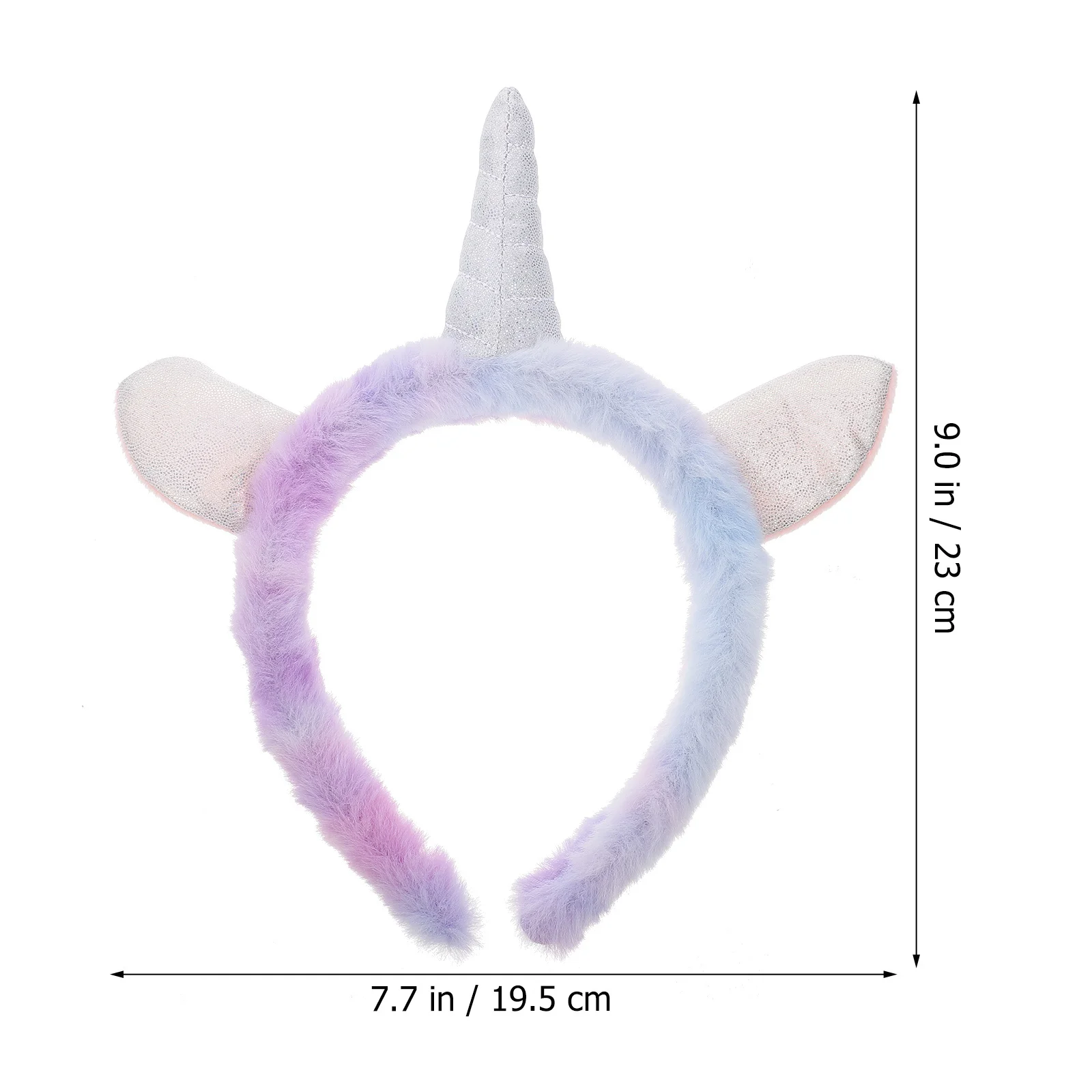 

2Pcs Unicorn Headband Cute Soft Hairband Face Washing Makeup Party Lovely Hair Accessory Unicorn Headband