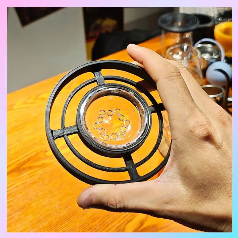 ABRG-커피 드리퍼 필터 홀더 균일하게 드립 필터 게으른 핸드 필터 컵 샤워 브래킷 세트 커피 액세서리