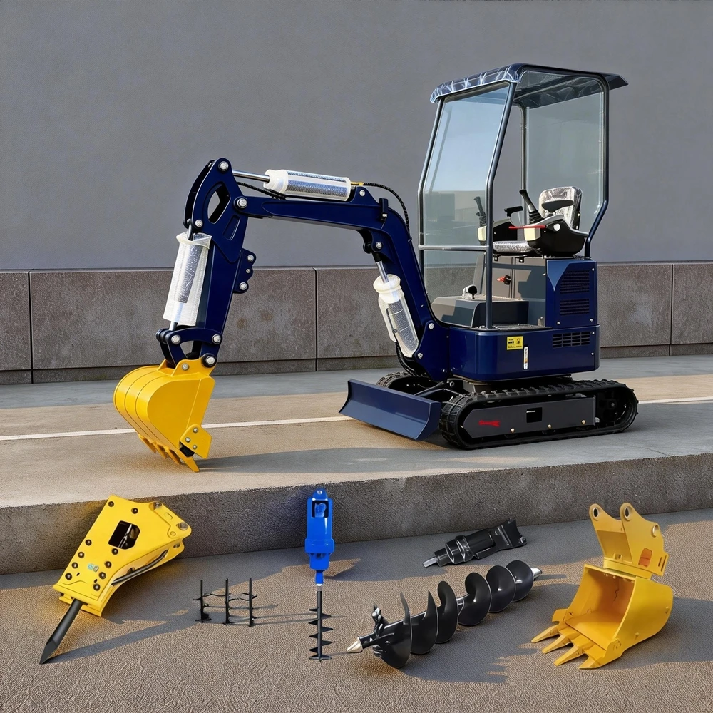 

Mini Excavator Traktorek 4x4 Construction Tractor Tractors Agricultural Machinery