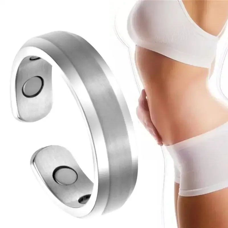 

Lymphatic Drainage Therapeutic Magnetic Ring Adjustable Magnetic Therapy Rings Lymphatic Detox Magnetic Ring for Men and Women