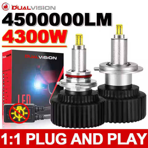 3D 360 H7 LED Car Headlight Bulb Canbus H4 H1 H8 H9 H11 Fog Light 9006 Hb4 9005 Hb3 9012 Hir2 Led Auto Fog Lamp 6000K 8000K 12V