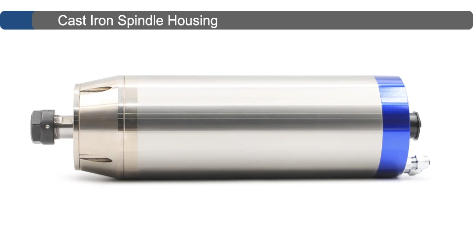 G-Penny 3,7 kW Metallbearbeitungsspindel ER20 für Edelstahl, Kupfer, Stahl 800 Hz 6000-12000 U/min Pol = 4 Wassergekühlter Spindelmotor – Detail 3