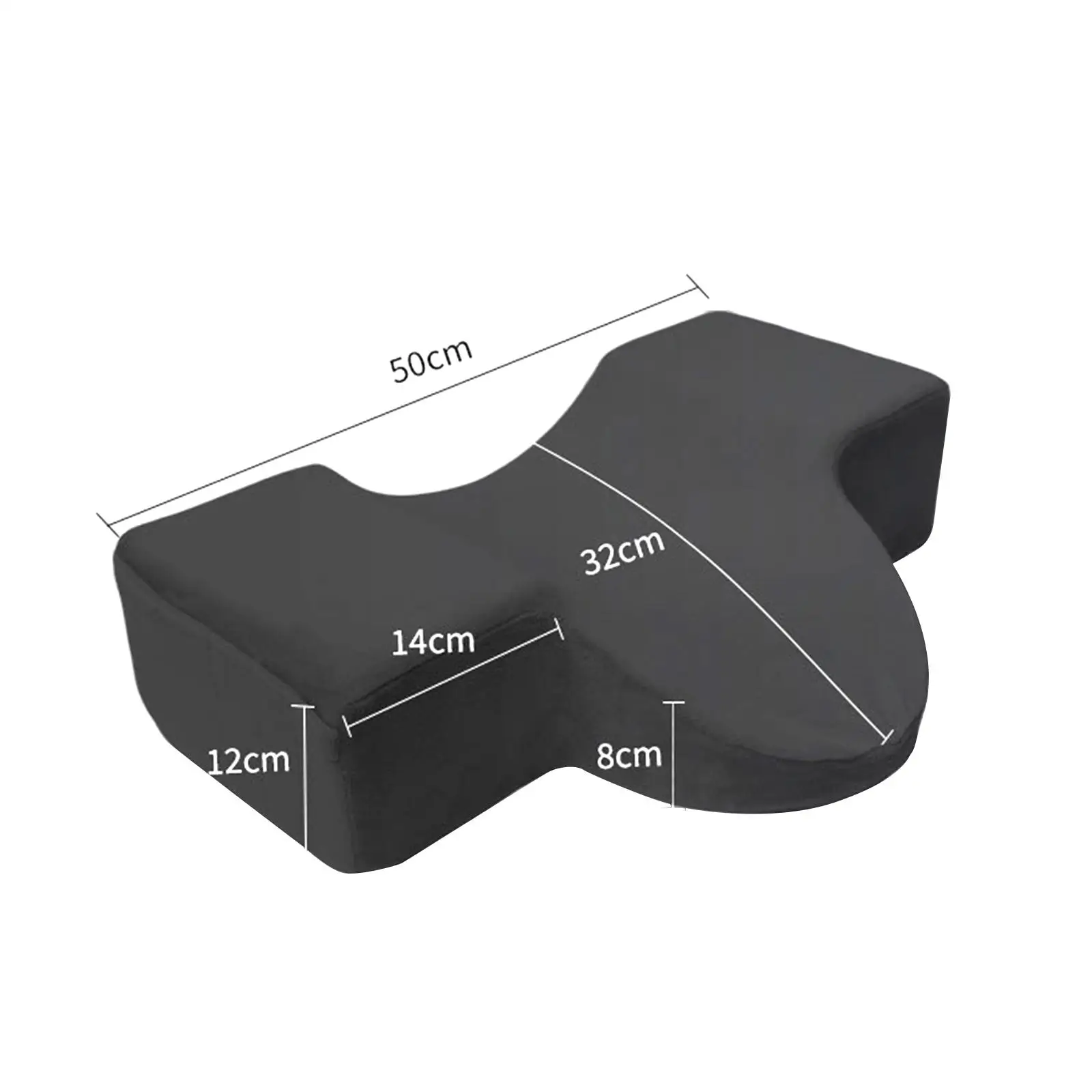 Cuscino per estensione ciglia per salone di bellezza Cuscino per ciglia in memory foam con velluto