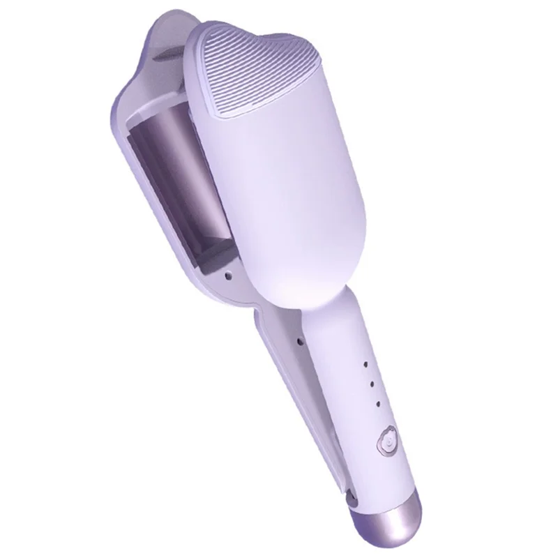 

【A28T】36Mm Egg-Shaped Curling Iron Wool-Shaped Water-Ripple Curling Iron Electric Hair Curler 36Mm Large US Plug