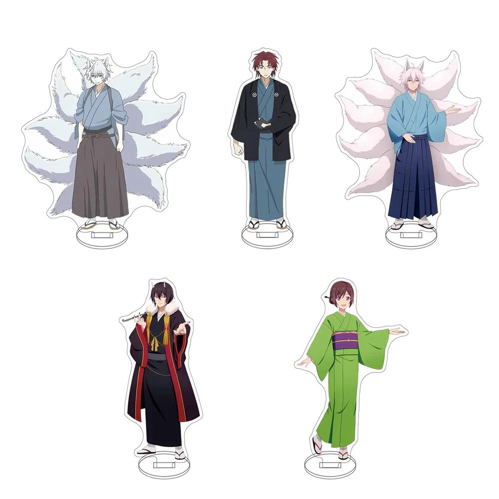 

15CM 14PCS Anime Kakuriyo no Yadomeshi Acrylic Stand Model Figure Cosplay Characters Ornament Accessories Collection Gifts Goods