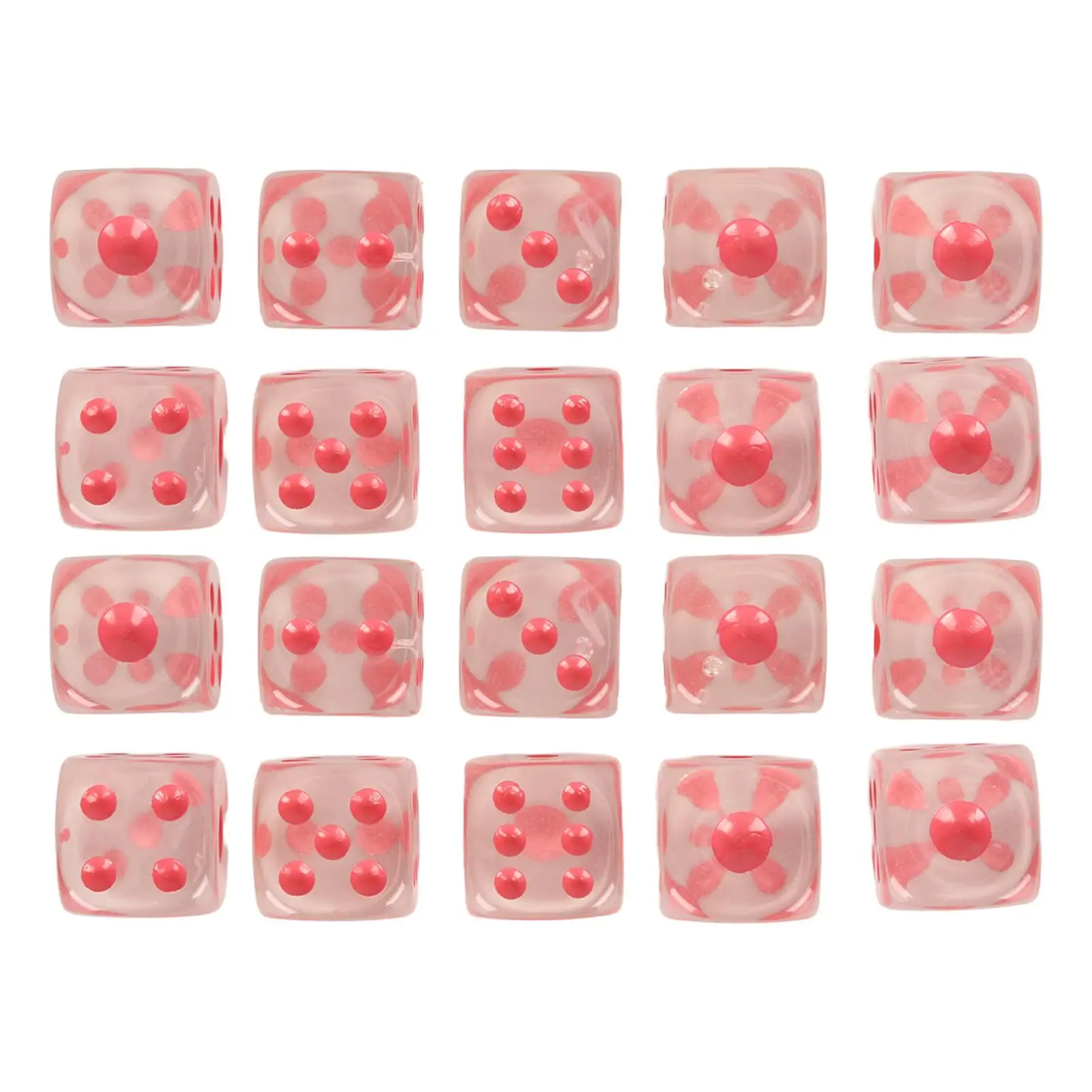 

Lightweight Round Corner Dice Set - Impact Resistant for math & Educational Games