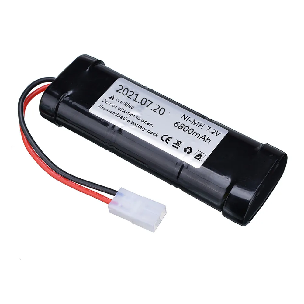 7.2V 5000mAh Ni-MH SC akumulator do zabawek RC czołg samochodowy samolot helikopter ze złączami Tamiya 7.2 v 3500/5000/6800mah akumulator