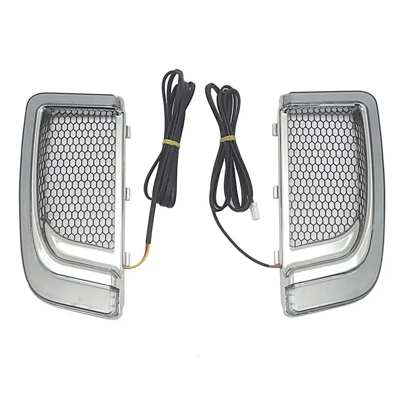

Simple For Touring FLHTK FLHTCU FLHTKSE Street Electra Glide Tri Glide Motorcycle LED Fairing Grille Turn Signal Lights