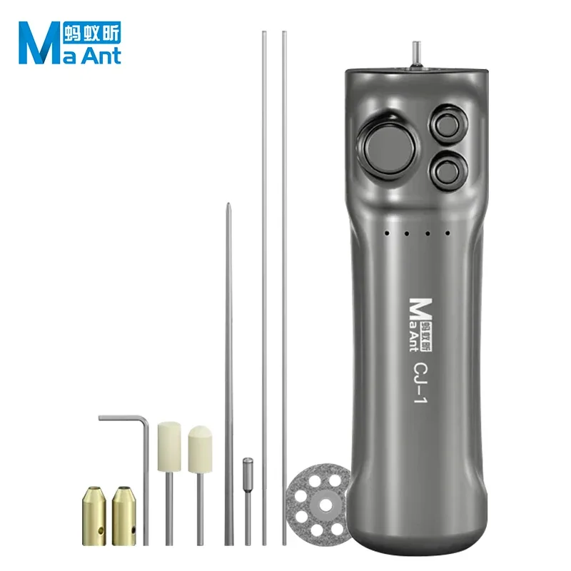 MaAnt CJ-1 Electric Glue Remover Pen Needles Machine Original Hard Touch Screen Adhensive Phone Repair Tools Set