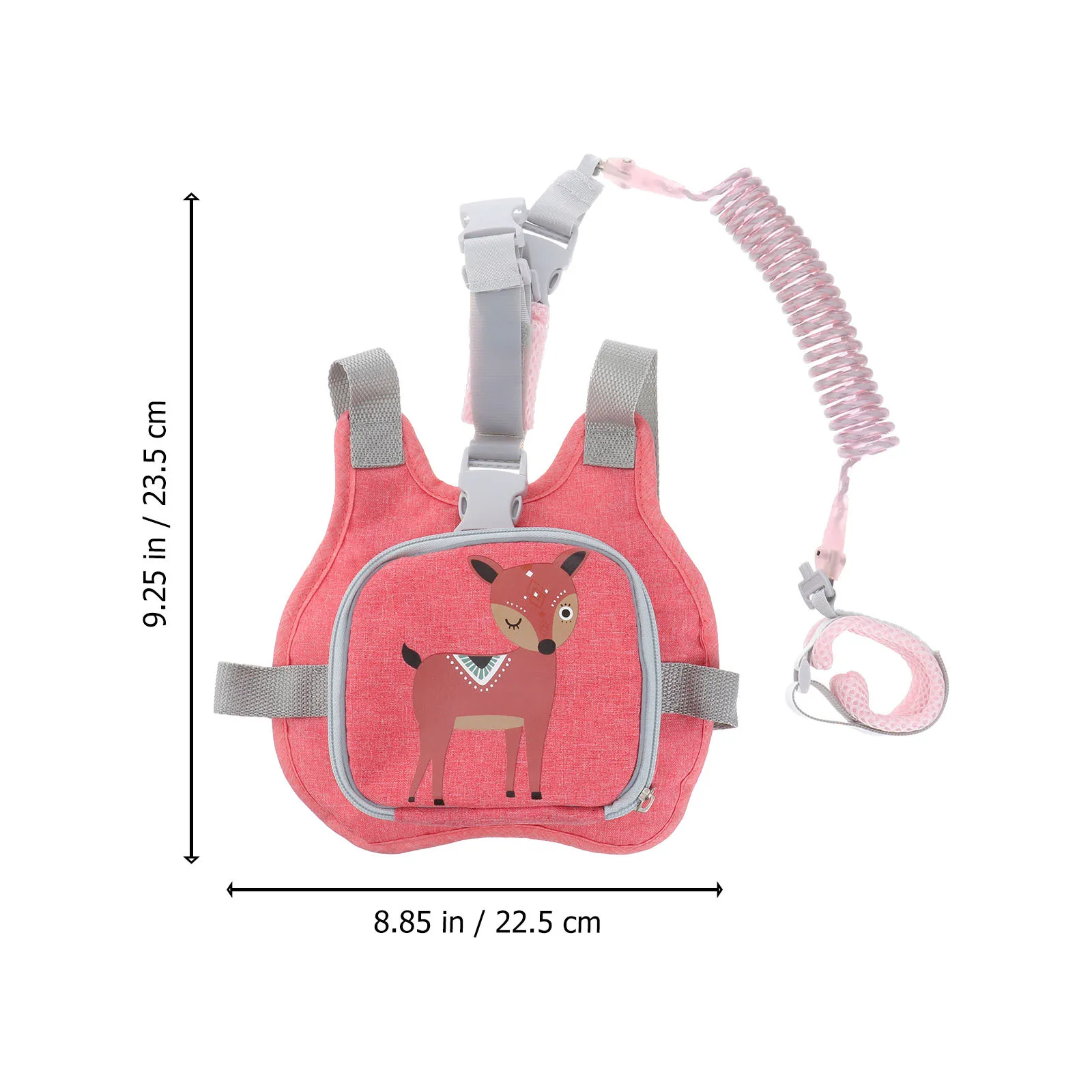

Pink Toddler Harness Safety Leashes Anti Lost Wrist Link Adjustable Children Leash Reflective Strap Safety Leashes for Kids