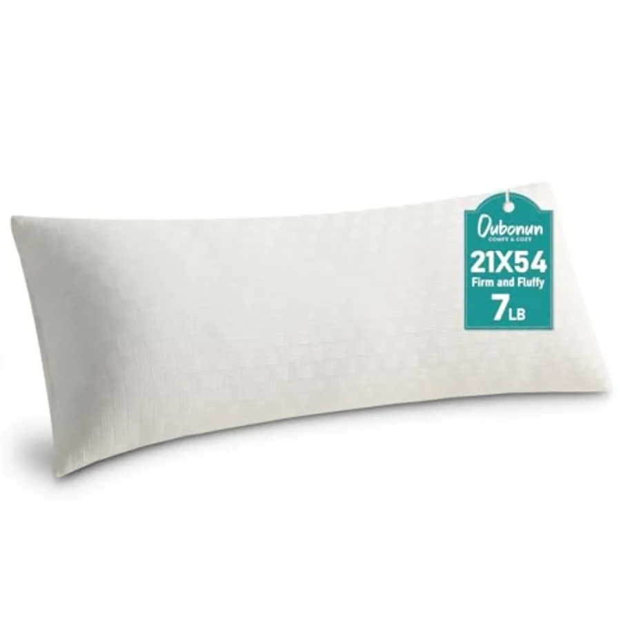 

Full Body Pillow for Adults Soft and Fluffy Large Body Pillow for Sleeping Premium Long Bed Pillow for Side Sleepers 21 X 54