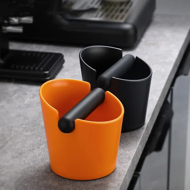 Coffee Knock Box Anti Slip Shock-Absorbent Espresso Grind Grounds Container Dump Waste Bin Home Cafe Accessories Barista Tools