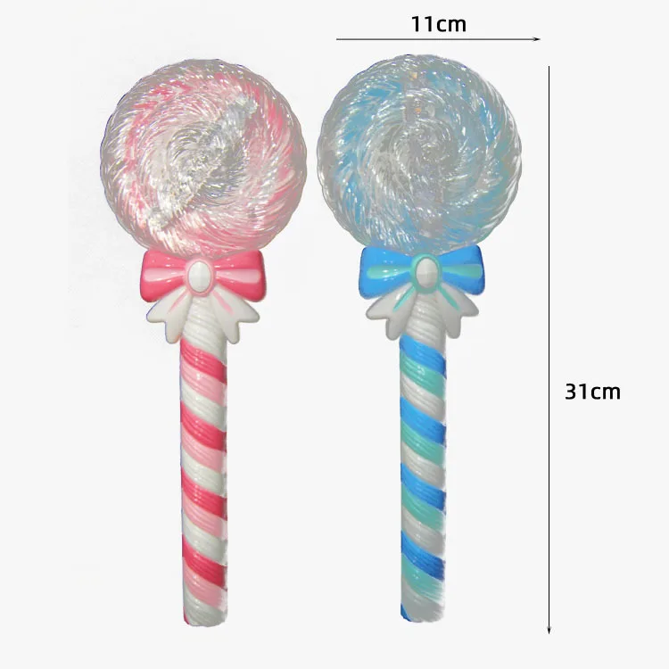 Children's Electric Flash Toys Dazzling Color With Light Music Lollipop Rotating Magic Wand Children Light-emitting Toys Gifts