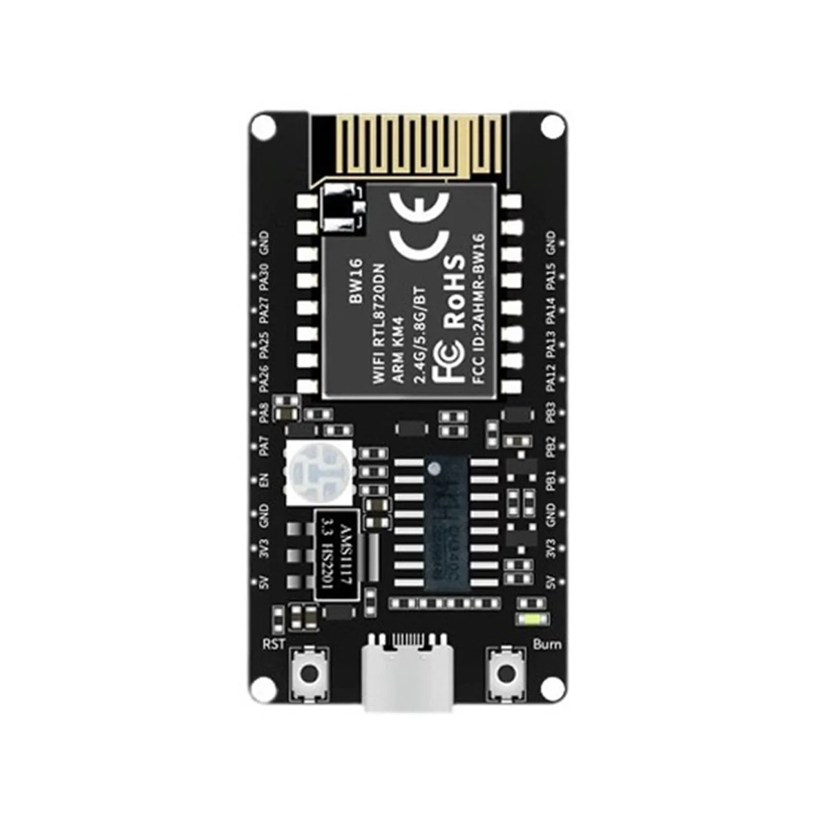 BW16-Kit Development Board RTL8720DN Dual-Band Wi-Fi Low-Power Bluetooth BLE Module Type-C Interface