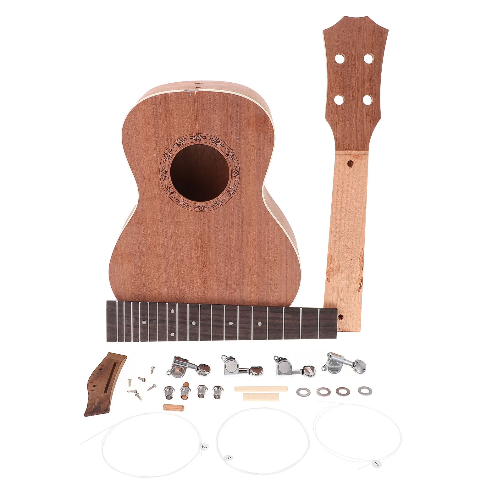 

23 Inch Ukulele Ukelele Diy Professional for Seniors Ukeleles Concert Kit Graffiti Toddler Soprano