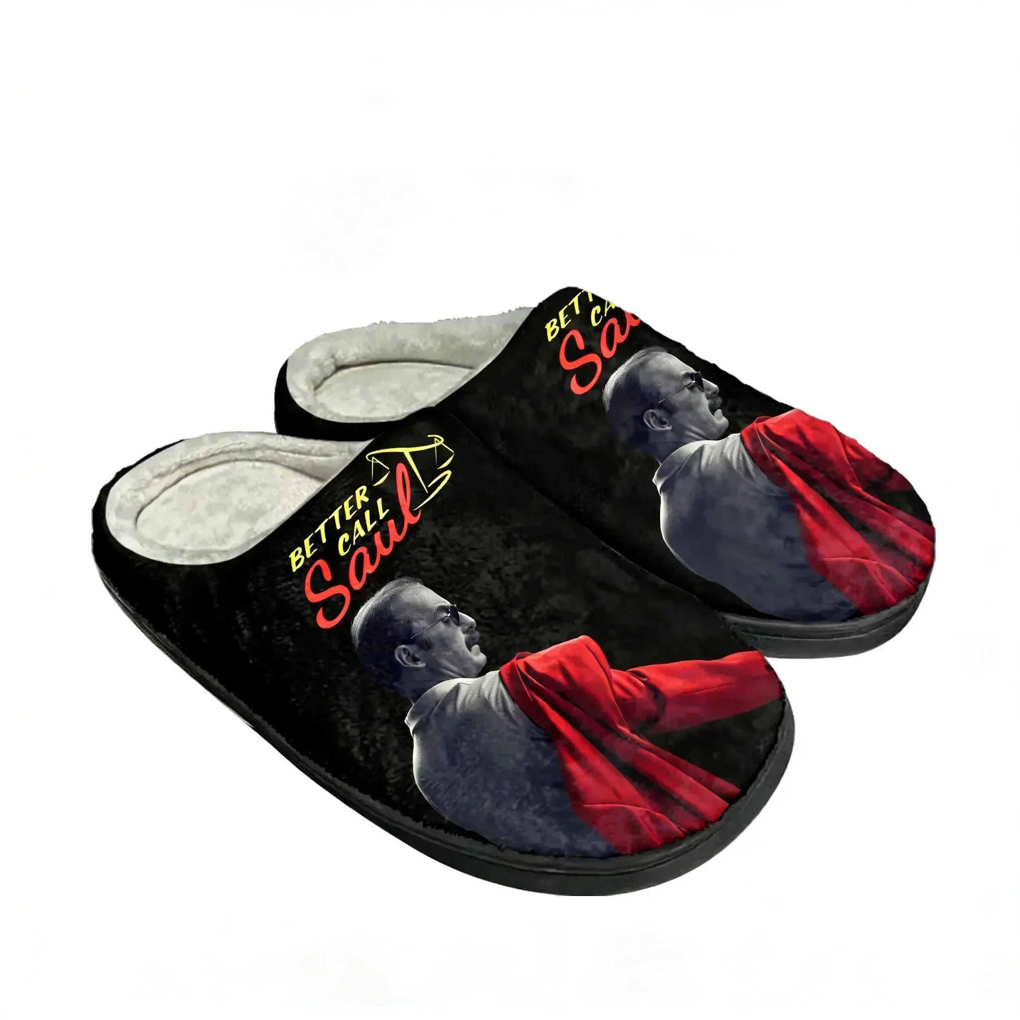 

Better Call Saul Home Cotton Slippers Plush Bedroom Casual Keep Warm Mens Womens Shoes Thermal Indoor Slipper Customized Shoe