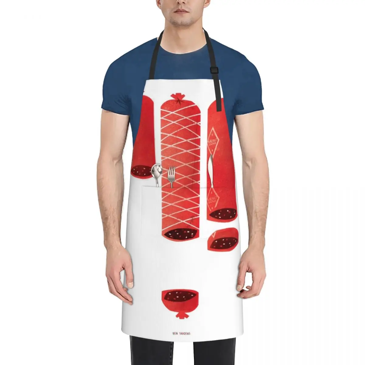 

Salami Apron Restaurant For Home Accessories Things For Kitchen Apron