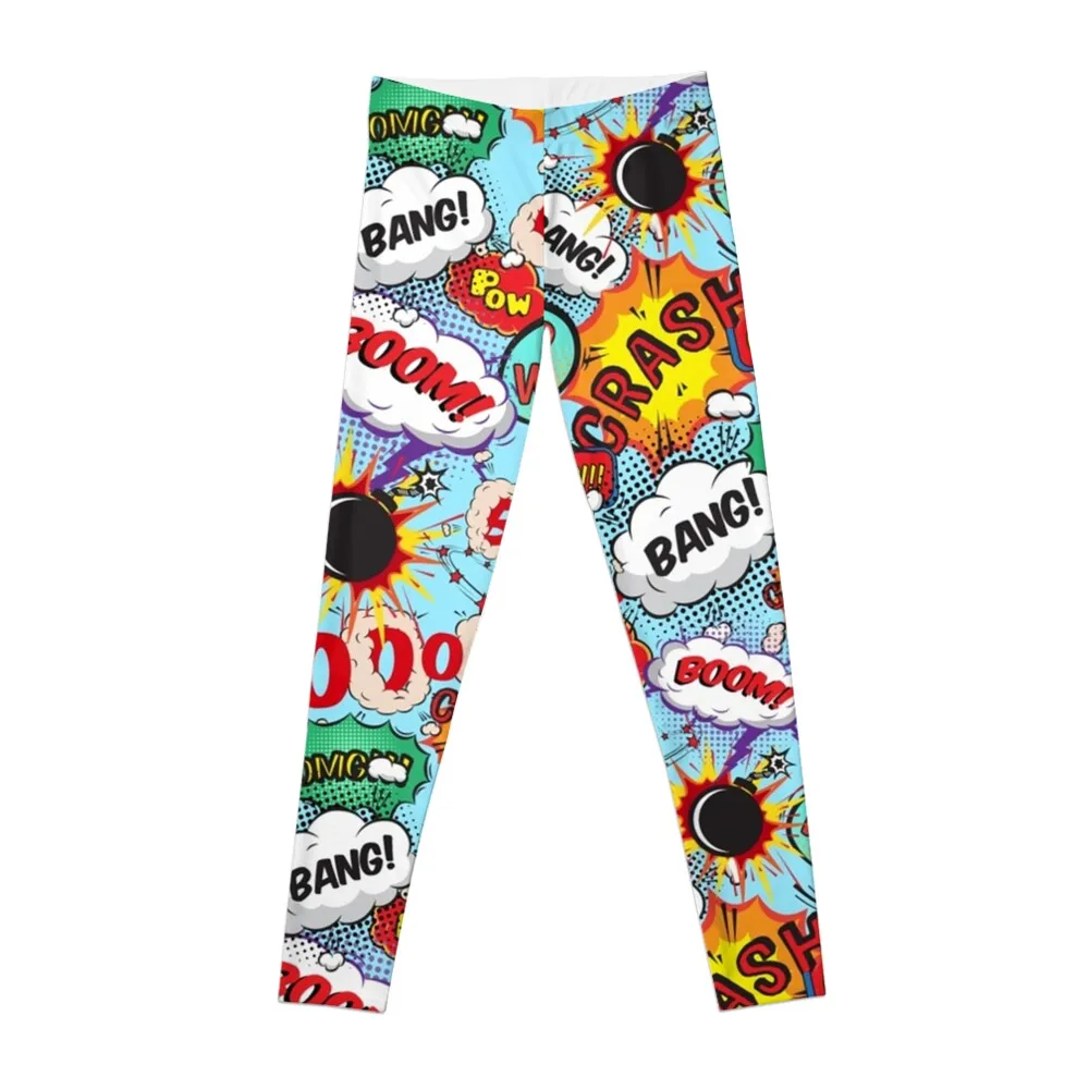 Funny Comic Pattern Leggings harem pants Women's push up Womens Leggings