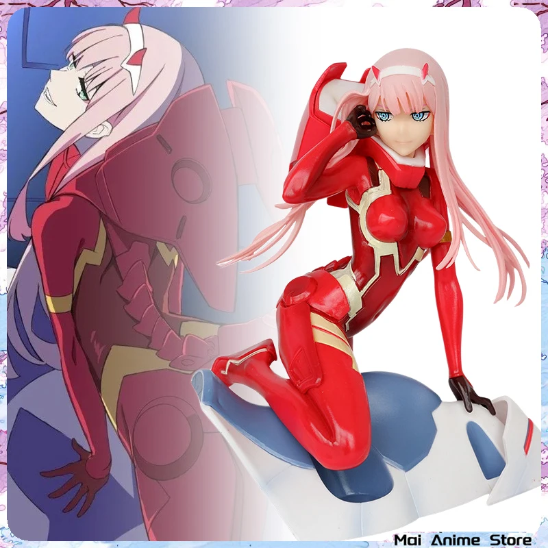 

Zero Two Anime Figure Darling In The Franxx 02 Uniform Girl Action Figures Kawaii Figurines Collection Doll PVC Model Toys Gifts